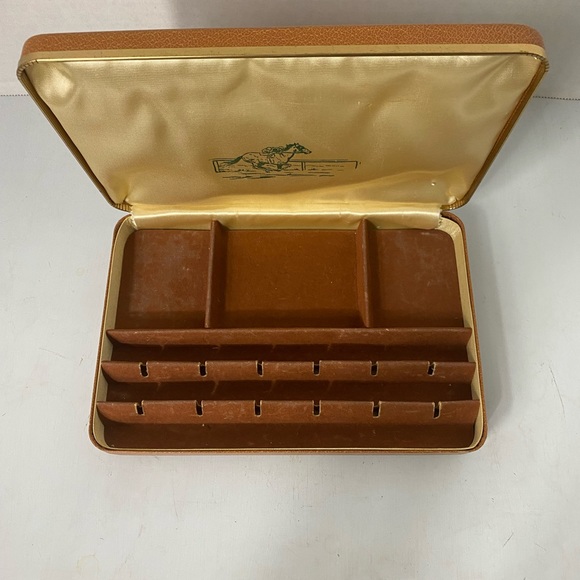 Mid Century Modern Jewelry and Cufflink Box - Picture 4 of 5